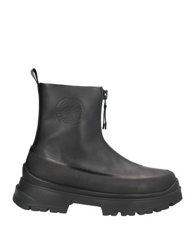 Canada Goose Woman Ankle Boots Black Size 8 Leather In Black