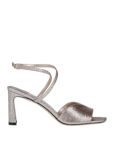 Jimmy Choo Woman Sandals Rose Gold Size 6.5 Textile Fibers