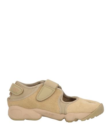 Nike Woman Sneakers Beige Size 11 Leather In Neutral