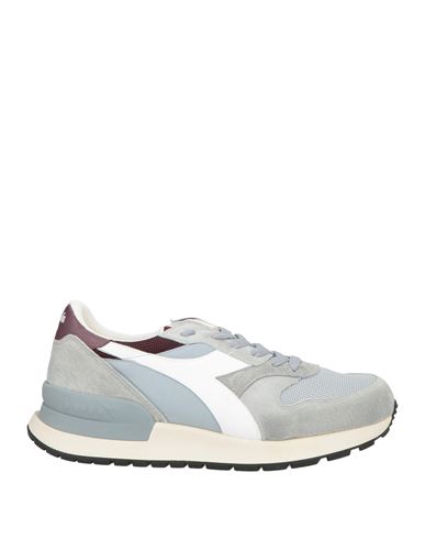Diadora Heritage Man Sneakers Light Grey Size 8.5 Leather, Textile Fibers In Gray