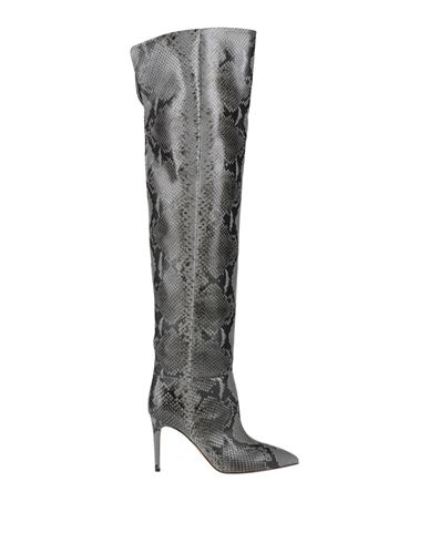 Paris Texas Woman Boot Grey Size 8 Leather In Gray