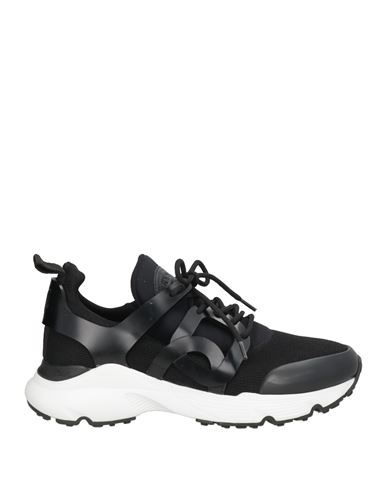 Tod's Woman Sneakers Black Size 6.5 Leather, Textile Fibers