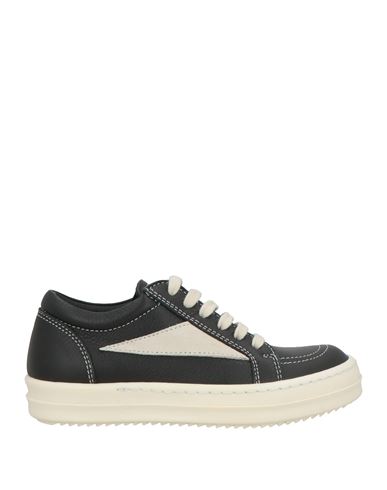 Rick Owens Toddler Boy Sneakers Black Size 10c Leather In Black
