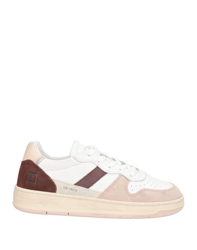 Date D. A.t. E. Woman Sneakers White Size 5.5 Calfskin In White