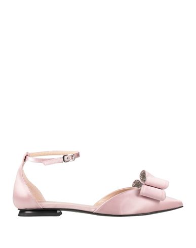 Fabi Woman Ballet Flats Pink Size 8 Textile Fibers In Pink