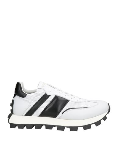 Fabi Man Sneakers White Size 12 Leather In White