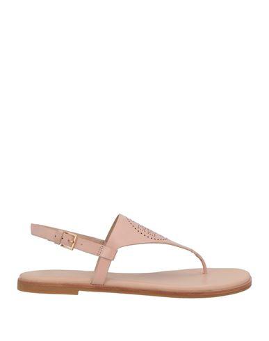 Tory Burch Woman Thong Sandal Chocolate Brown Size 8 Calfskin
