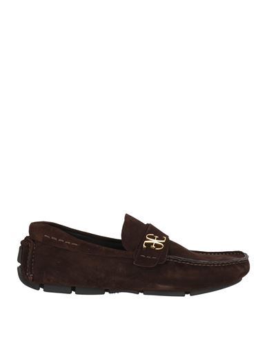 Fabi Man Loafers Dark Brown Size 9 Leather In Brown