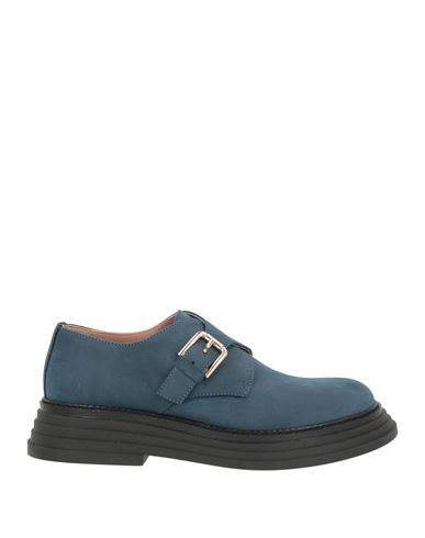 Pollini Woman Loafers Navy Size 9 Leather