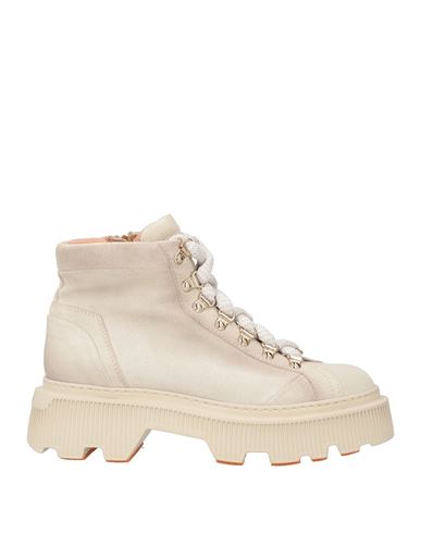 Santoni Suede Lug-sole Hiking Boots In Nude