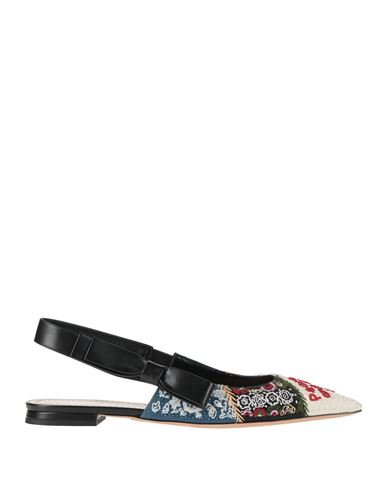 Dior Woman Ballet Flats Black Size 8 Leather In Black