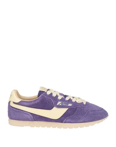 Autry Low Suede Windspin Sneaker In Purple
