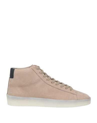 Essentials Fear Of God  Woman Sneakers Khaki Size 8 Leather In Sand