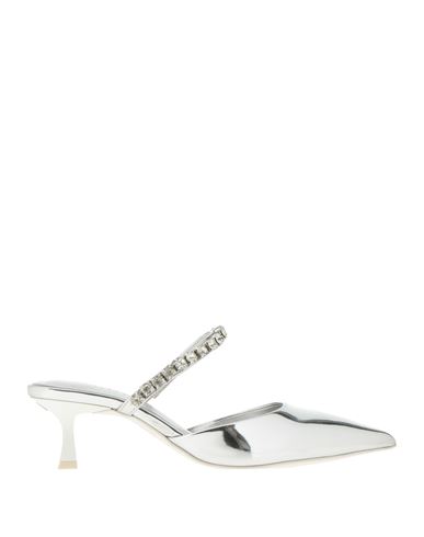 Mules & Zuecos Mujer Plata 35,36,37 Mujer