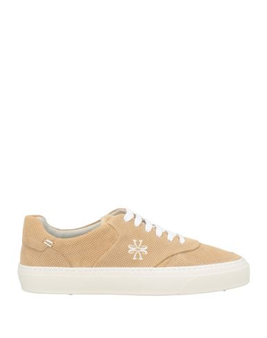 Jacob Cohёn Man Sneakers Sand Size 9 Leather In Nude