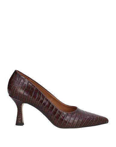 Ctwlk. Woman Pumps Chocolate Brown Size 9 Leather