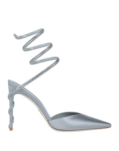 René Caovilla Rene' Caovilla Woman Pumps Grey Size 8 Textile Fibers In Gray