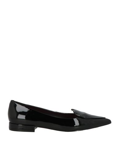 Christian Lacroix Woman Ballet Flats Black Size 8 Cow Leather In Black