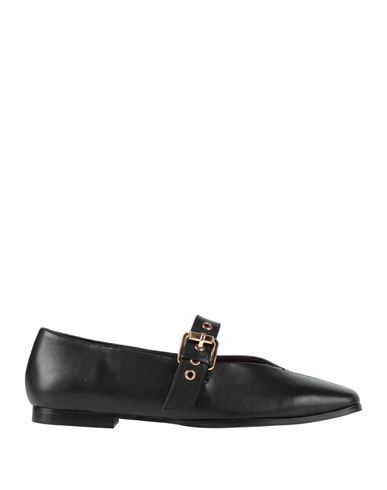 Christian Lacroix Woman Ballet Flats Black Size 8 Sheepskin In Black