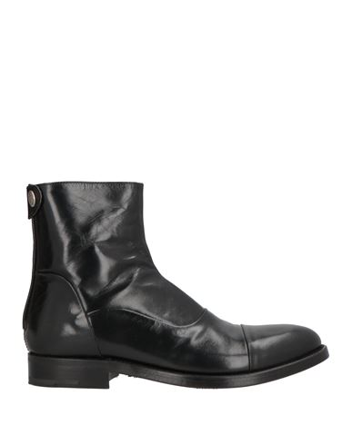 Alberto Fasciani Man Ankle Boots Black Size 4 Leather In Black