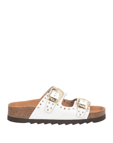 Freedom Woman Sandals White Size 7 Leather