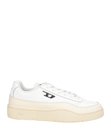 Diesel Man Sneakers White Size 10 Leather
