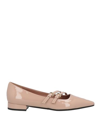 Pollini Woman Ballet Flats Antique Rose Size 8 Leather In Pink