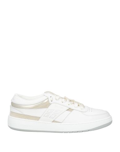 Givenchy Woman Sneakers White Size 7 Leather, Textile Fibers