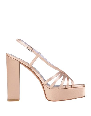 Albano Woman Sandals Blush Size 10 Textile Fibers In Brown