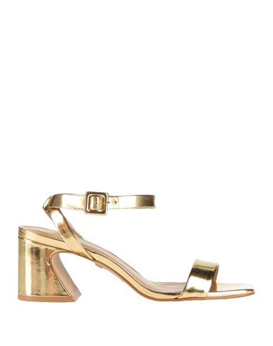 Carrano Woman Sandals Gold Size 6 Synthetisches Material In Multi