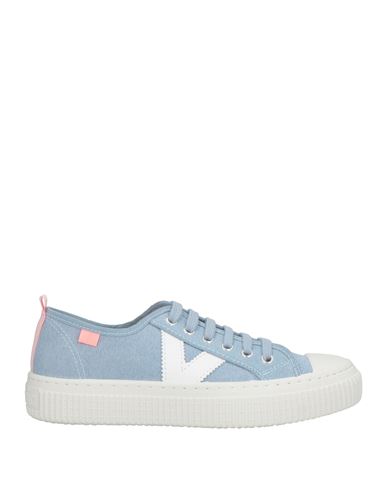 Victoria Woman Sneakers Blue Size 7 Textile Fibers In Blue