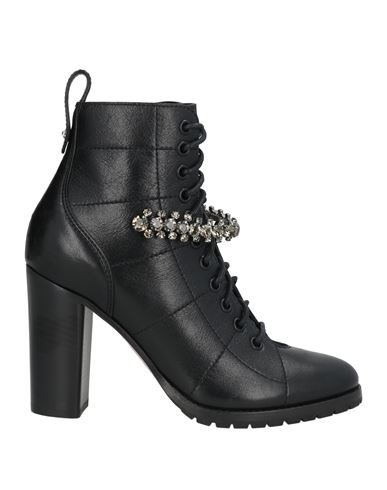 Jimmy Choo Woman Ankle Boots Black Size 7 Leather