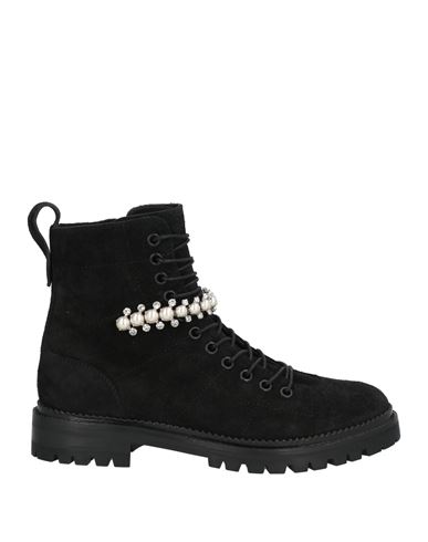 Jimmy Choo Woman Ankle Boots Black Size 8 Calfskin