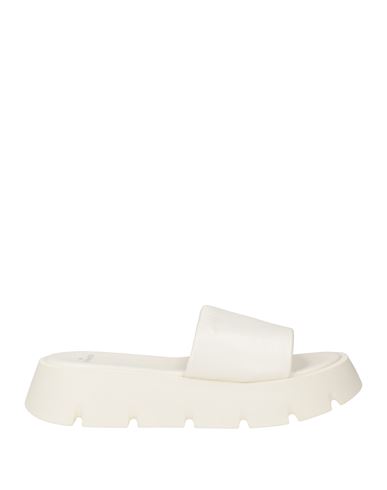 Copenhagen Studios Woman Sandals Ivory Size 8 Leather In White