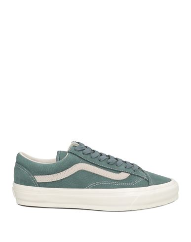 Vans Woman Sneakers Green Size 8 Leather In Green