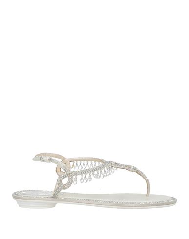 Sandalias de dedo Mujer Plata 34,35.5,36,36.5 Mujer