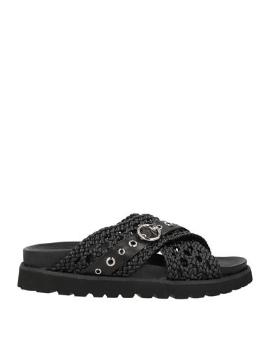 Vans Woman Sneakers Silver Size 8 Leather In Black