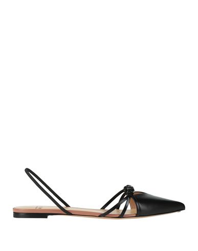 Francesco Russo Woman Ballet Flats Black Size 6 Leather In Black