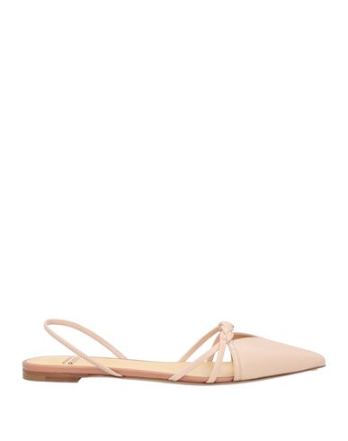 Francesco Russo Woman Ballet Flats Blush Size 7.5 Leather In Pink