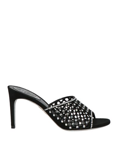 René Caovilla Rene' Caovilla Woman Sandals Black Size 8 Leather