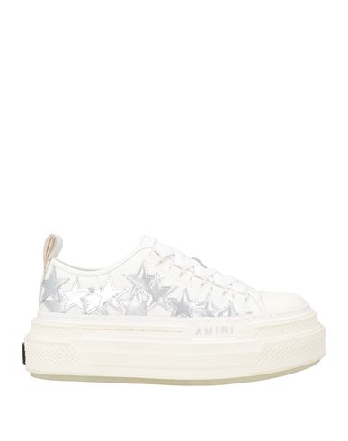 Amiri Woman Sneakers White Size 7 Textile Fibers