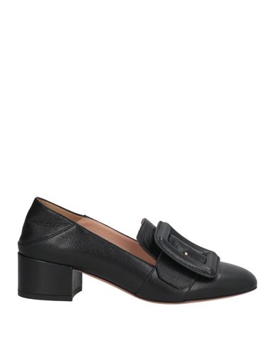 Bally Woman Loafers Black Size 7.5 Goat Skin