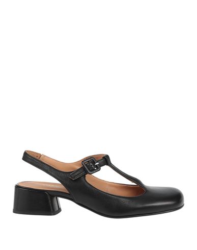 Barracuda's Collection Woman Pumps Black Size 8 Leather