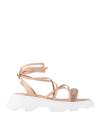 Tosca Blu Woman Sandals Blush Size 8 Leather In Burgundy