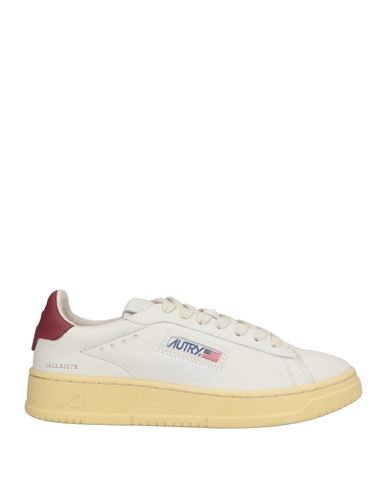 Autry Woman Sneakers Ivory Size 7 Goat Skin In Multi
