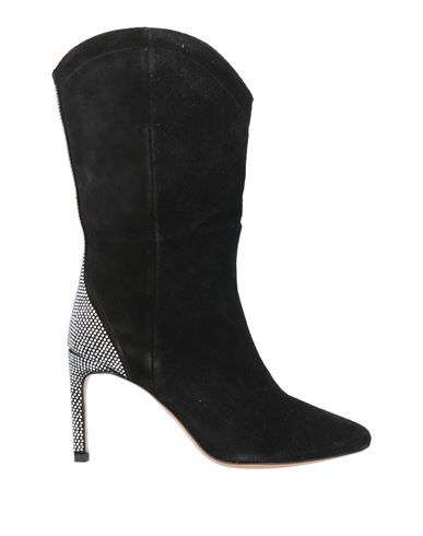Botines de caña alta Mujer Negro 38,39 Mujer