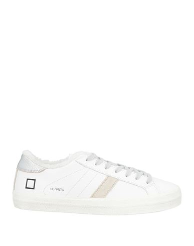 Date D. A.t. E. Woman Sneakers White Size 5.5 Leather In White