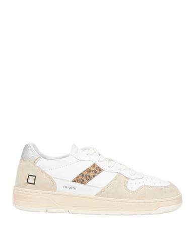 Date D. A.t. E. Woman Sneakers Off White Size 5.5 Leather In White