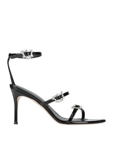 Sophia Webster Woman Sandals Black Size 7 Leather In Multi