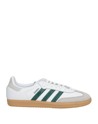 Adidas Originals Woman Sneakers White Size 10 Leather In Multi